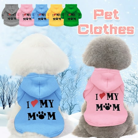 Shldybc Dog Sweatshirt Dog Clothes for Small Dogs Girl, Cute Dog Warm Clothes Pet Clothes Sweater, Dog Clothes Outfits Clothing Apparel for Pet Dogs Cats on Clearance