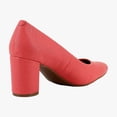 thumbnail image 5 of Aerosoles Betsy Women's Heels Coral Lizard Embossed Faux Leather Size 6.5 W, 5 of 8