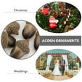 thumbnail image 5 of Raindrops 20pcs Artificial Lifelike Simulation Acorn Picks Decoration Table Showcase Ornaments Crafts Fake Fruit Home House Kitchen Winter Decor, 5 of 8