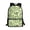 Frog & Avocado, variant on Uourmeti Black Golf Silhouette Pattern Large Storage Backpack for Travel School, Stylish Travel Essential Student Bookbag Smooth Zipper Travel Backpack