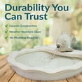 thumbnail image 4 of Sunnydaze White Fish Glazed Ceramic Outdoor Water Fountain, 4 of 19