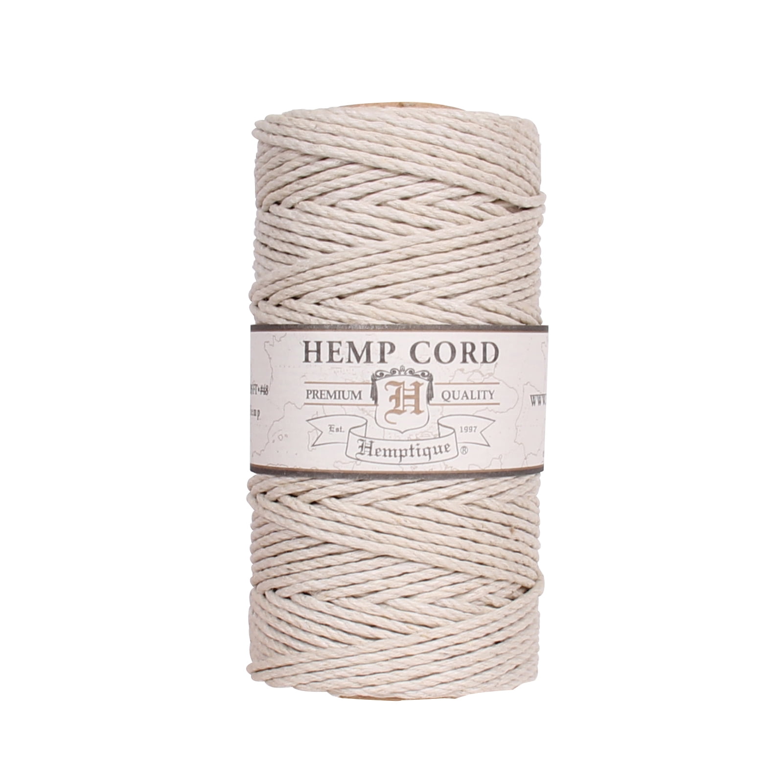 Hemptique Hemp Cord Spool, 48 lb., Natural