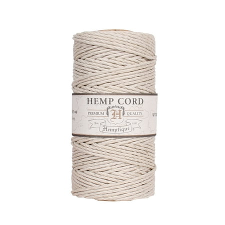 UPC: 0091037029270 | Hemptique Hemp Cord Spool  48 lb.  Natural