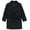 Blue - darkblue, variant on Womens Belted Solid Crepe Jacket, Black, Large