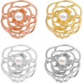 thumbnail image 1 of Juego de 4 mini pinzas para el cabello para mujer, antideslizantes, con forma de rosa, pinzas para el cabello de metal, accesorios para el cabello para niñas, cabello fino/grueso Sincero Electrónica, 1 of 5