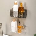 thumbnail image 6 of Sponge Holder for Kitchen, Suction Cup Sponge Caddy Organizer, Kitchen Storage Rack for Dish Brush Scrubber Soap, Wall Mount Sink Accessories, 1 Shelf, 6 of 9