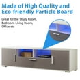 thumbnail image 5 of SESSLIFE Gray TV Stand for 70 Inch TV, Modern TV Cabinet with 16 Color LED Light, 20 Minutes Quick Assemble, 5 of 9