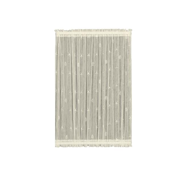 45 by 36-Inch White 7175W-4536DP Heritage Lace Sand Shell Door Panel