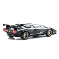 thumbnail image 5 of Lamborghini Countach LP 500R Black with White Interior 1/18 Diecast Model Car by Kyosho, 5 of 5