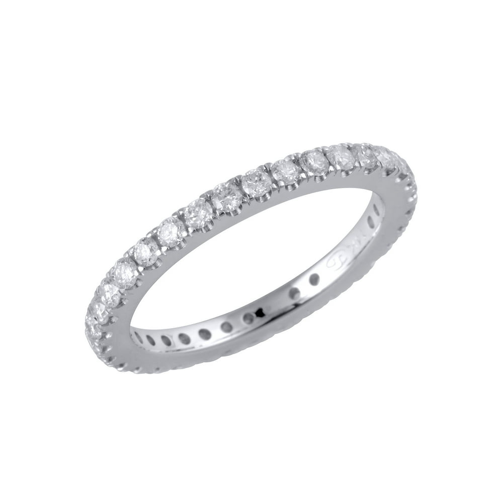 Brilliance Fine Jewelry 1 cttw Diamond Eternity Wedding Band (HI, I2