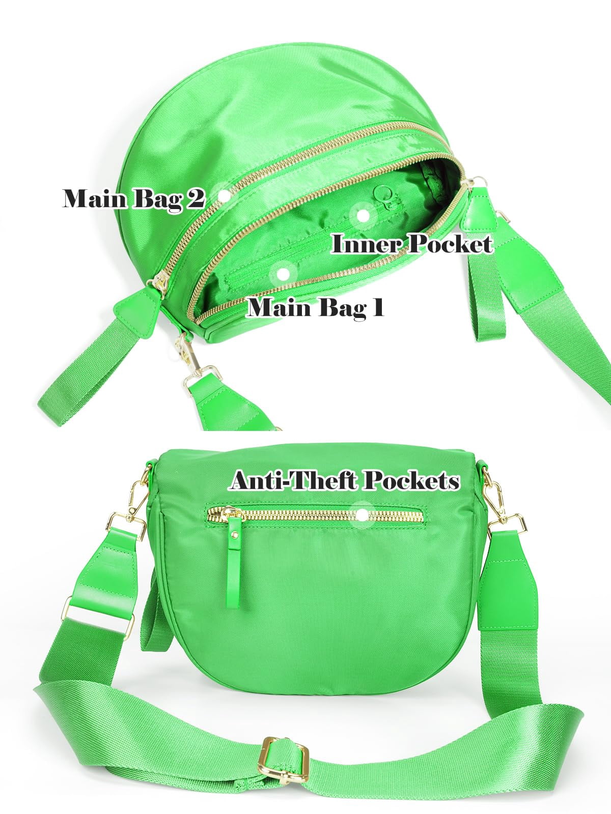 Pure Colour Crossbody Bag Bum Bag for Women,Spacious Wallets Purses Chest Belt Bum Bag,Oversized Bum Bag