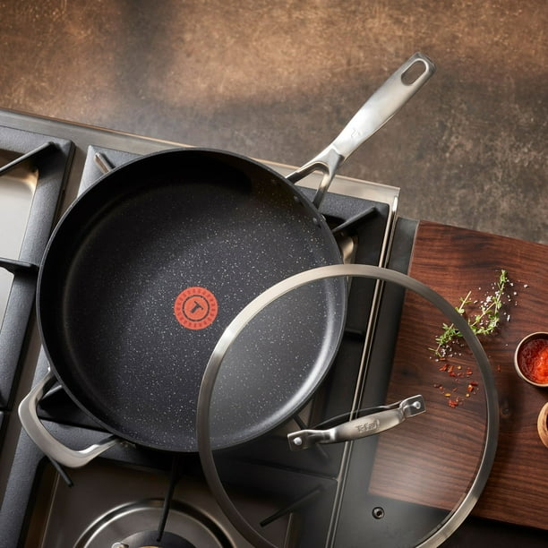 T-fal - luckyday♡ Preserve Ceramic Nonstick 12.5-Inch Frypan, Almond Butter by