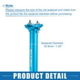 thumbnail image 5 of Unique Bargains Bicycle Seatpost Adjustable 30.9x400mm Seat Post for Mountain MTB Road Bike BMX Aluminum Alloy Blue, 5 of 6