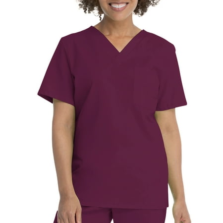 

Scrubstar Unisex Core Essentials Antimicrobial V-Neck Scrub Top WD835