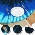 thumbnail image 4 of Colorful Tie Dye Pattern Round Fitted Tablecloth with Elastic Edge,Dining Table Cover Waterproof,Outdoor Round Tablecloth for Camping,Dining,Indoor and Outdoor, 4 of 7