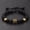 Lava Gold, variant on Charm Men's Natural Lava Stone Zircon Micro Pave Round Beaded Macrame Bracelets-Howlite Gold