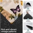 thumbnail image 3 of Vintage Butterfly Flower Pattern Kitchen Rugs Sets Of 3,Kitchen Runner Rugs Non Skid Washable,Decorative Kitchen Floor Mats for Kitchen,Sink,Laundry,17"x30"+ 17"x47" + 17"x59", 3 of 6