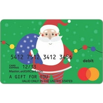 Mastercard® $20-$500 Snazzy Santa eGift Card (Plus $6.84 Purchase Fee) [Email Delivery]