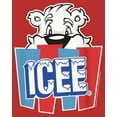 thumbnail image 2 of Women's ICEE Peekaboo Bear Logo Racerback Tank Top Red Heather Medium, 2 of 4