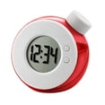 thumbnail image 2 of Reloj , despertador, reloj de escritorio, divertido reloj digital, reloj de noche para oficina, dormitorio, mesita de noche de escritorio Rojo, 2 of 6