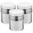 thumbnail image 1 of 3Pcs Practical Airless Pump Jars Empty Lotion Bottles Facial Cream Containers, 1 of 8