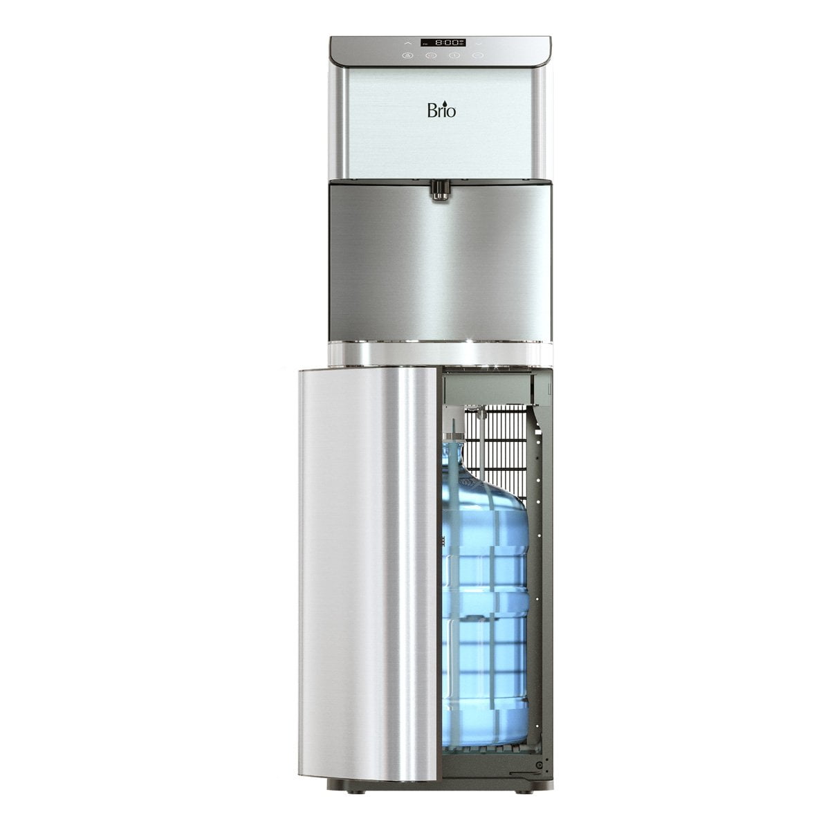 Brio Bottom Load Hot, Cold & Room Water Cooler Self Clean Ozone Tri