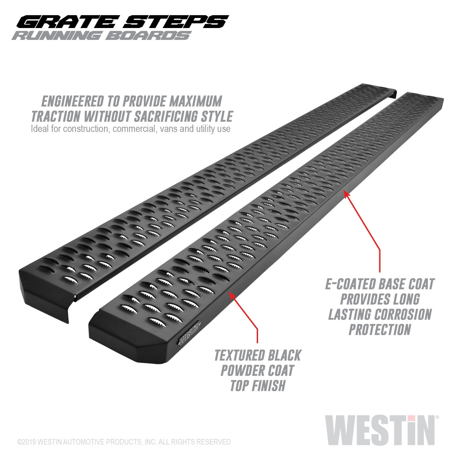 Westin Sure Grip Running Boards (Chrome) - Walmart.com