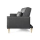 thumbnail image 3 of Sofá Cama Makora Anicka con Memory Foam Color Oxford Lino Respaldo Reclinable de 3 Posiciones, 3 of 7