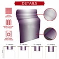 thumbnail image 5 of Dark Purple Ombre Table Runner 72 Inches Long,Purple White Gradient Modern Abstract Art Cotton Linen Table Runners Dresser Scarves,Tabletop Scarf Furniture Cover for Home Dinner Party Decor 13"x72", 5 of 8