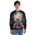 thumbnail image 4 of Happy Halloween Vampire Devon Rex BOO with Pumpkins Fun and Spooky All Over Print 3D Sweatshirt Unisex Merch Cat Lover Kitten Owner Gifts - 00018, 4 of 6