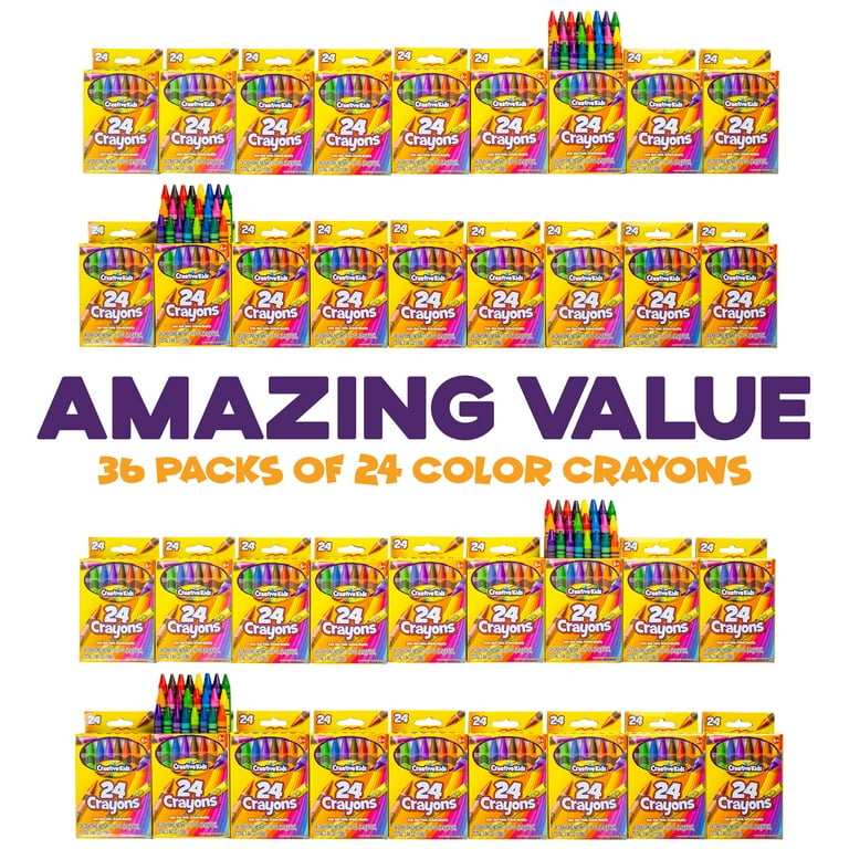 Crayola Crayon Classpack - 800ct (16 Assorted Colors), Bulk School Supplies  for Teachers, Kids Crayons, Arts & Crafts Classroom Supplies, 3+