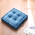 thumbnail image 7 of Violete Thick Floor Cushion with Handles, 18 x 18 in Velvet Seat Pillow, Approx 3.9 in Thick, Firm Support for Meditation, Yoga, Reading, Sofa or Patio Floor Mat, 7 of 7