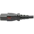thumbnail image 4 of Eaton Tripp Lite Series Power Extension Cord Locking C13 to C14 PDU Style 10A 250V 18 AWG 3 ft. 0.91 m, 4 of 5
