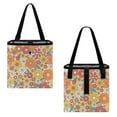 thumbnail image 3 of Xixirimido Car Trash Can for Back Seat 70s 80s Groovy Hippie Daisy Flower Print Car Accessories for Women Leakproof Auto Garbage Cans Hanging Trash Bin for Car Water-Resistant, 3 of 8
