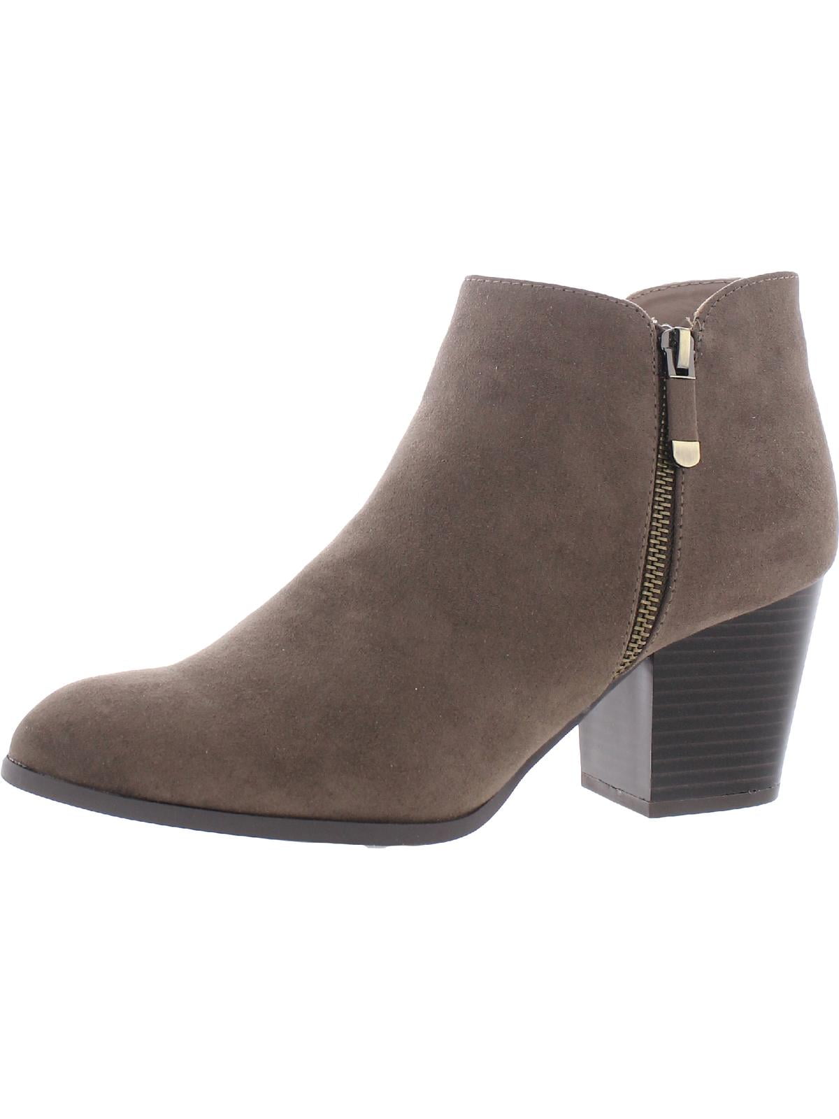 Style & Co. Women's Kaii Suede Faux Fur Lined Booties