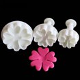 thumbnail image 4 of Mistaha 3PCS Heart Flower Cake Fondant Cookie Cutter Decorating Craft Paste Plunger Mold Cake Decorating, 4 of 8