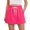 Pink, variant on WAVSUF Girls Mini Skorts Cotton Breathable Elastic Waist with Pocket Summer Casual Sports Skorts Hot Pink Size 6