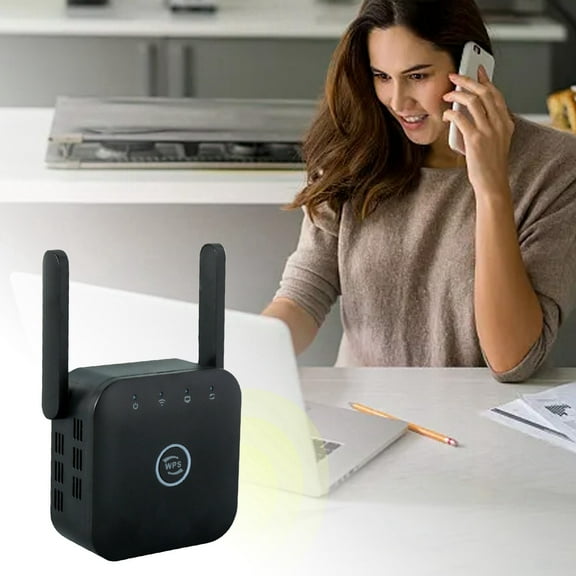 2025 Newest WiFi Extender WiFi Booster WiFi Repeater Covers Up To 3800 Sq.ft And 45 Devices Internet Booster With Port Quick Setup Home Wireless Signal Booster