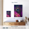 thumbnail image 4 of Elephant Stock Speckled Peacock Feather Wall Art - Vertical Canvas Wall Art - Living Room Wall Decor - Decor Elements Canvas - Blue And Yellow Decor - 8" x 12", 4 of 8