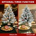 thumbnail image 2 of Mini Árbol de Navidad ININ 61 cm Nevado con Luces LED, 2 of 7