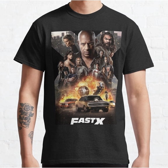Fast X - Vin Diesel Surrounded By All His Friends Classic T-Shirt