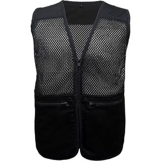 LVAD HeartMate 2 & 3 Sleeveless Flannel Vest For LVAD Patient - Red Gray Quilted Vest for Men Comfortable LVAD Clothing with Battery Pockets S-4XL