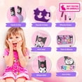 thumbnail image 4 of Train Case Kuromi con Maquillaje Infantil, Brochas, Esmaltes y Brillos, Ideal para Juego y Regalo - MAKEUPERIA, 4 of 5