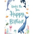thumbnail image 4 of Marine Animals Banner Under the Sea Theme Ocean Decorations Colorful Design for Kids Party Event, 4 of 8