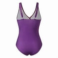 thumbnail image 5 of Women Slimming One Piece Bathing Suit Retro Ruched Push Up Vintage Padded Tummy Control Swimsuits   4XL, 5 of 7