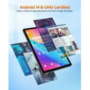 Android 14 Tablet 11 inch Tablets, RAM 128GB + ROM 8(4+4 Expand) GB 1TB Expand, 8000mAh Battery, Octa-Core Processor, 5G Wi-Fi, 2+8MP Dual Camera, Bluetooth, 1280 x 800 FHD IPS Tablet PC