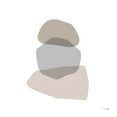 thumbnail image 2 of PELA 26x26 White Modern Wood Framed Museum Art Print Titled - Pieces by Pieces Neutral II, 2 of 4