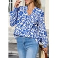 thumbnail image 2 of PRETTYGARDEN Women's Boho Floral Blouses Dressy Casual, 2 of 6