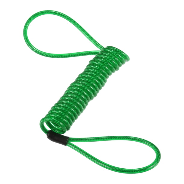 1 Pcs Candado de Disco Verde para Motocicleta Cable Universal Antirrobo Reemplazo de Candado de Rueda