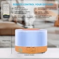thumbnail image 6 of Dofurz 700ml Essential Oil Diffuser, Oil Diffuser with 7 Colors Timmer Settings Remote Control Cool Mist Air Humidifier for Large Room Home Office, 6 of 7